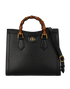 Medium Diana Tote, &pound;1,500, Handbags, Black, Leather, Front view